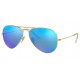 RAYBAN RB3025 112/4L POLARIZED AVIATOR LARGE METAL - RAYBAN