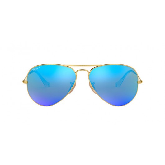 RAYBAN RB3025 112/4L POLARIZED AVIATOR LARGE METAL - RAYBAN