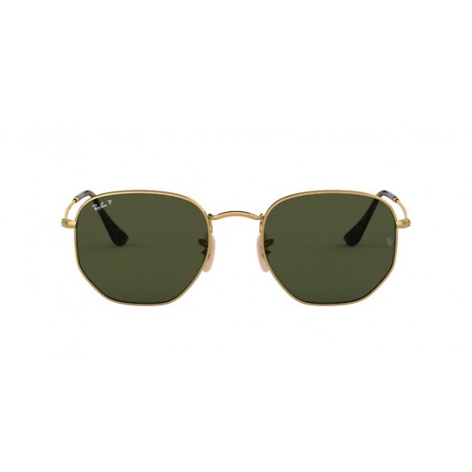 RAYBAN RB3548N 001/58 POLARIZED HEXAGONAL METAL - RAYBAN