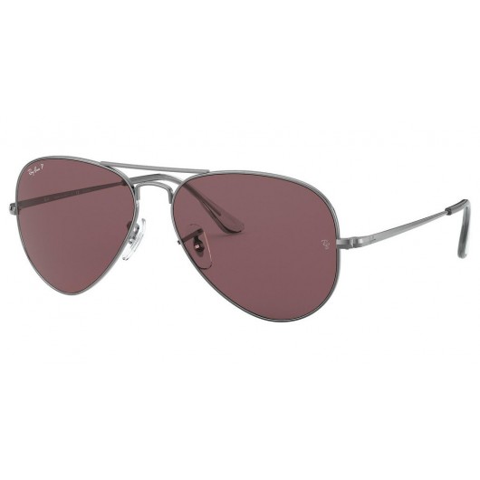 RAYBAN RB3689 004/AF POLARIZED AVIATOR METAL II - RAYBAN