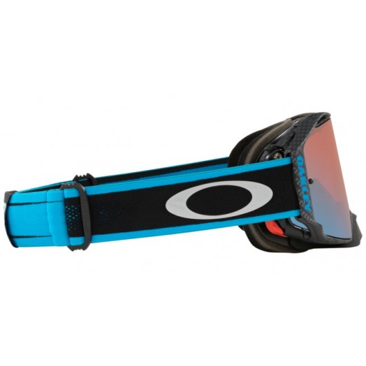 Oakley OO7046 7046C7 AIRBRAKE MX ELIC TOMAC SIGNATURE BLUE PRZM MX SAPPHIRE IRIDIUM