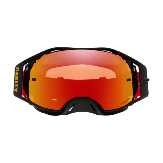 Oakley OO7046 7046E6 AIRBRAKE MX RED FLOW PRIZM MX TORCH IRIDIUM