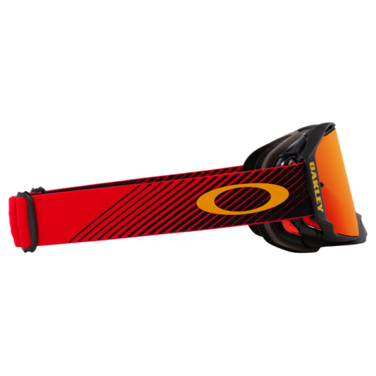 Oakley OO7046 7046E6 AIRBRAKE MX RED FLOW PRIZM MX TORCH IRIDIUM