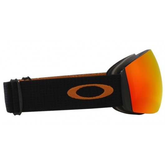 Oakley OO7050-E8 Flight Deck L Black Thermal Prizm Snow Torch Iridium