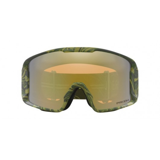 Oakley OO7070-7070H0 Line Miner L Jamie anderson signature Prizm snow sage gold iridium