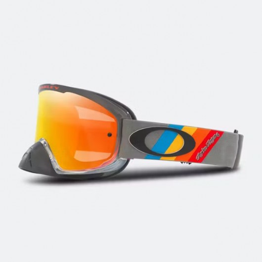 Oakley OO7115 711549 O FRAME 2.0 PRO MX TLD GREY STRIPES FIRE RIDIUM